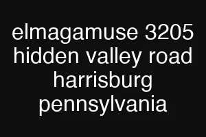 elmagamuse 3205 hidden valley road harrisburg pennsylvania